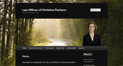 Desktop Screenshot of christinepacheco.com